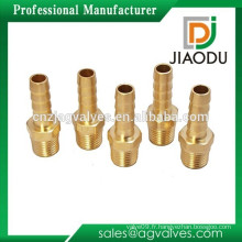 TUYAU BARB NOUVEAU ADAPTATEUR - MATÉRIAU DE BRONZE BASSE PRESSION 1/4 &quot;NPTM X FIT 5/16&quot; ID SET DE 5